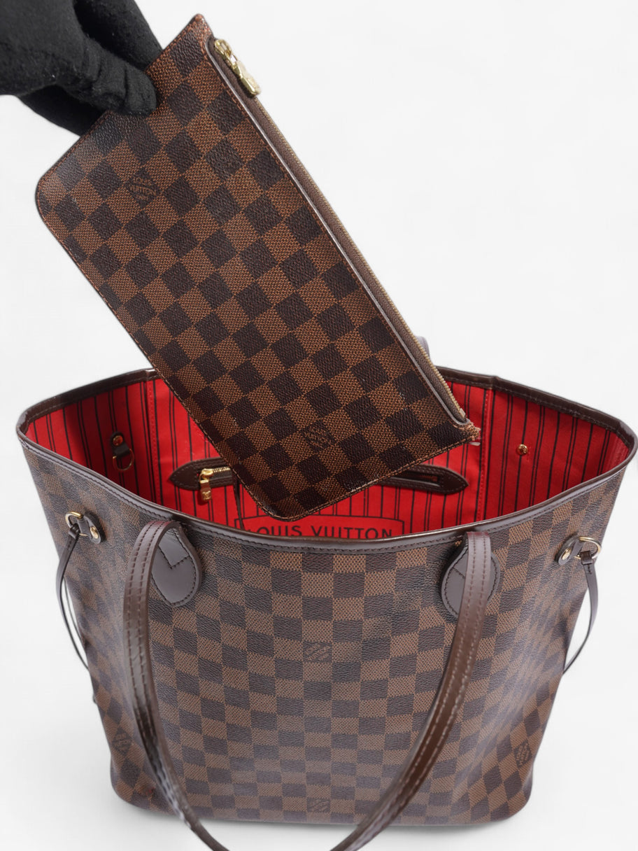 Louis Vuitton Neverfull Damier Ebene Coated Canvas MM Image 8