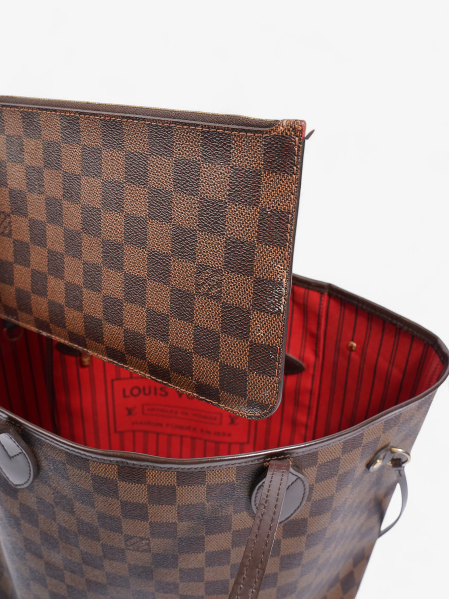 Louis Vuitton Neverfull Damier Ebene Coated Canvas MM Image 9