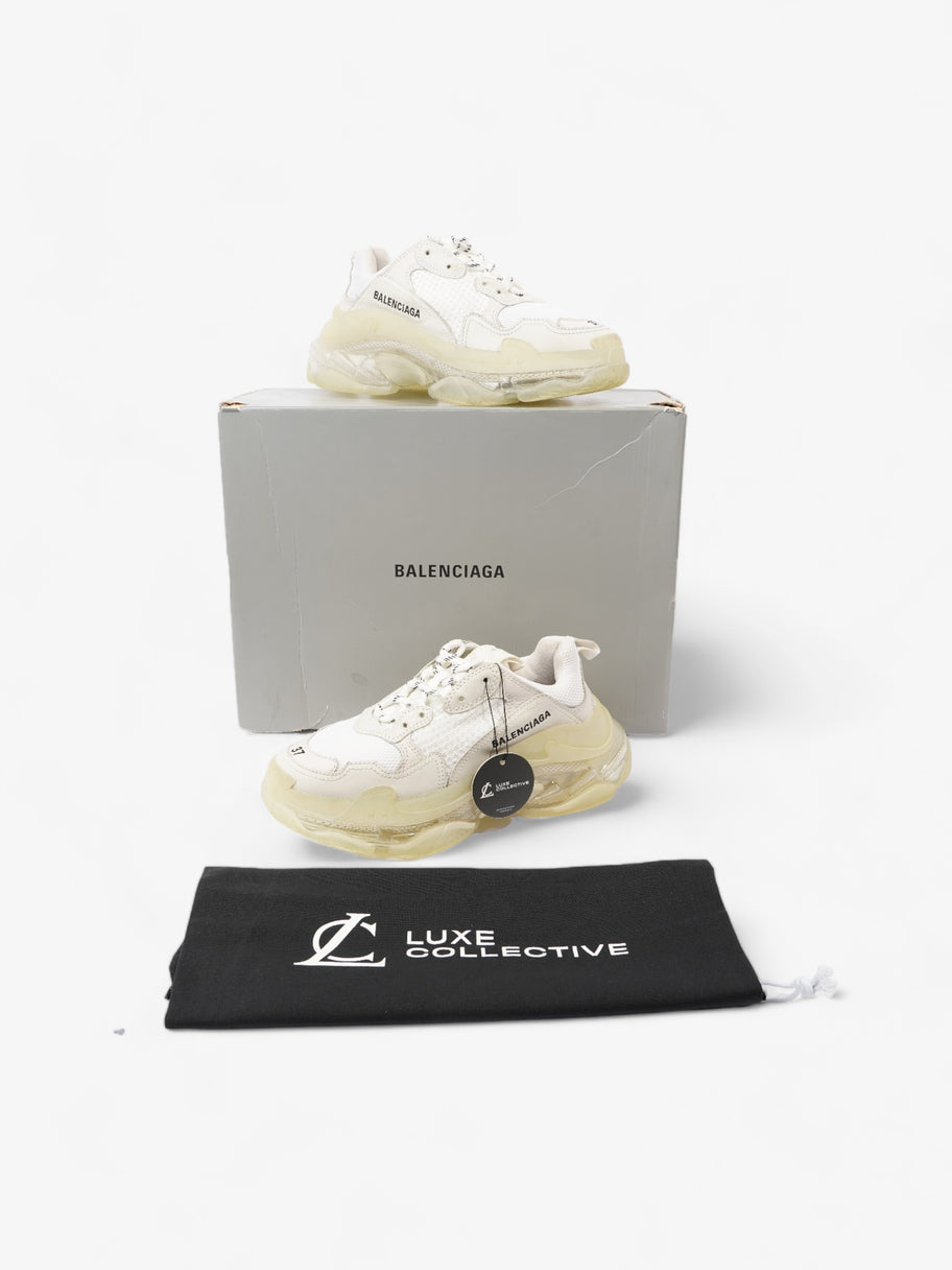 Balenciaga Triple S White Clear Sole Mesh EU 37 UK 4 Image 9