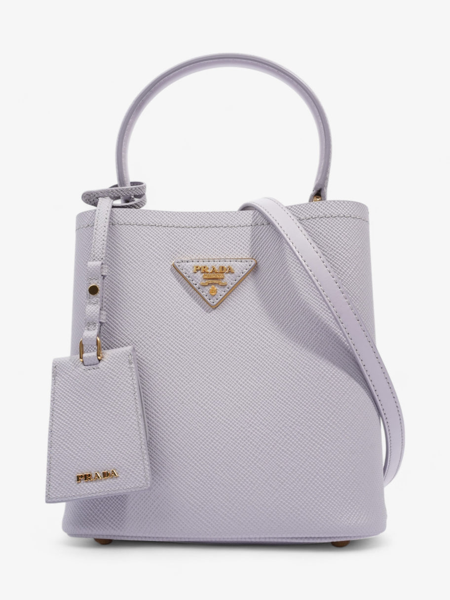 Prada Panier Lilac Saffiano Leather Small Image 1