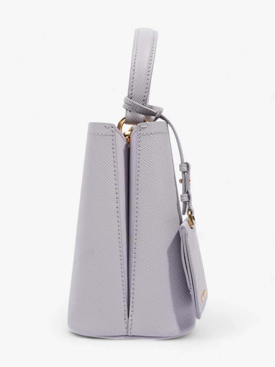 Prada Panier Lilac Saffiano Leather Small Image 5