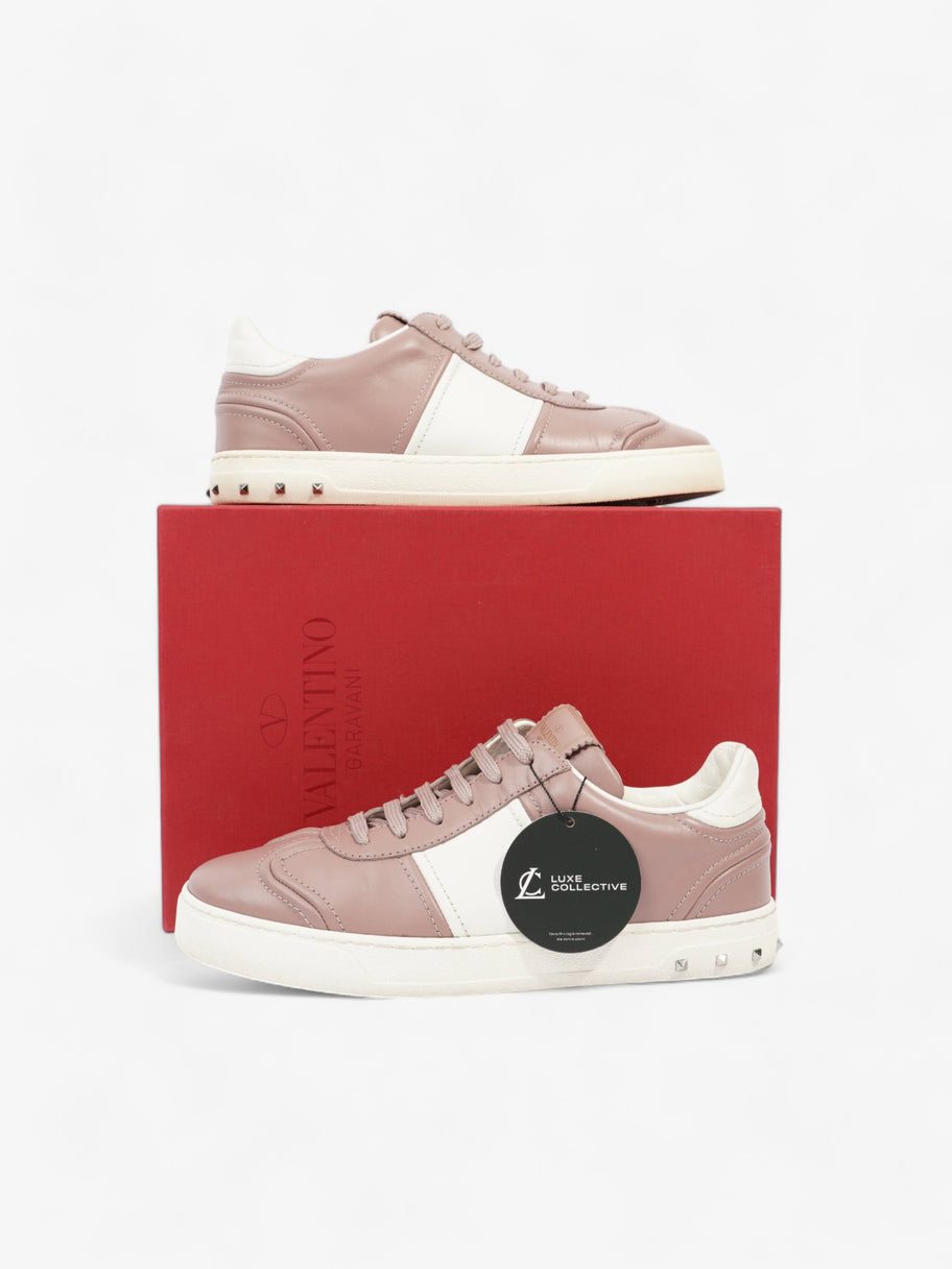 Flycrew Sneakers Nude / White Leather EU 39 UK 6 Image 12