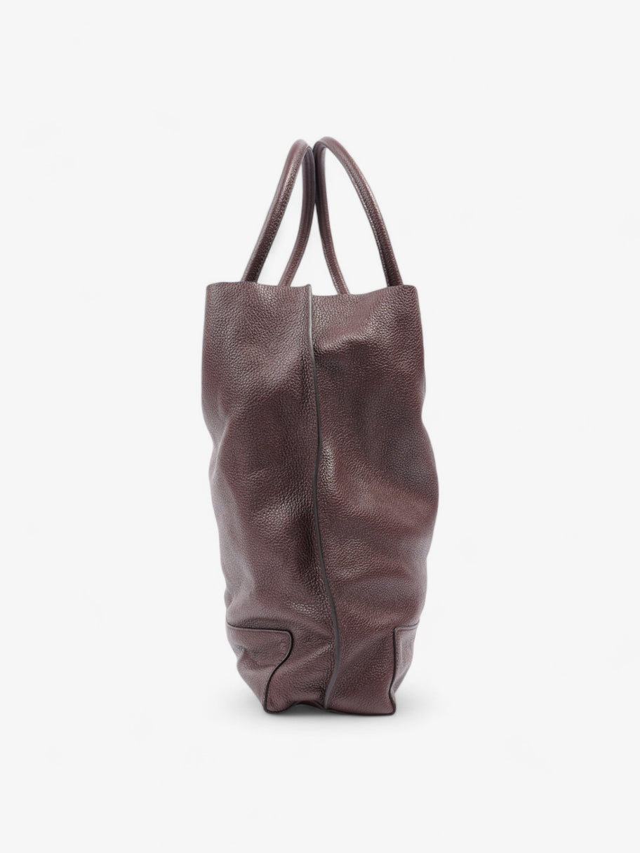 Mulberry Blossom Tote Oxblood Grained Leather Image 5