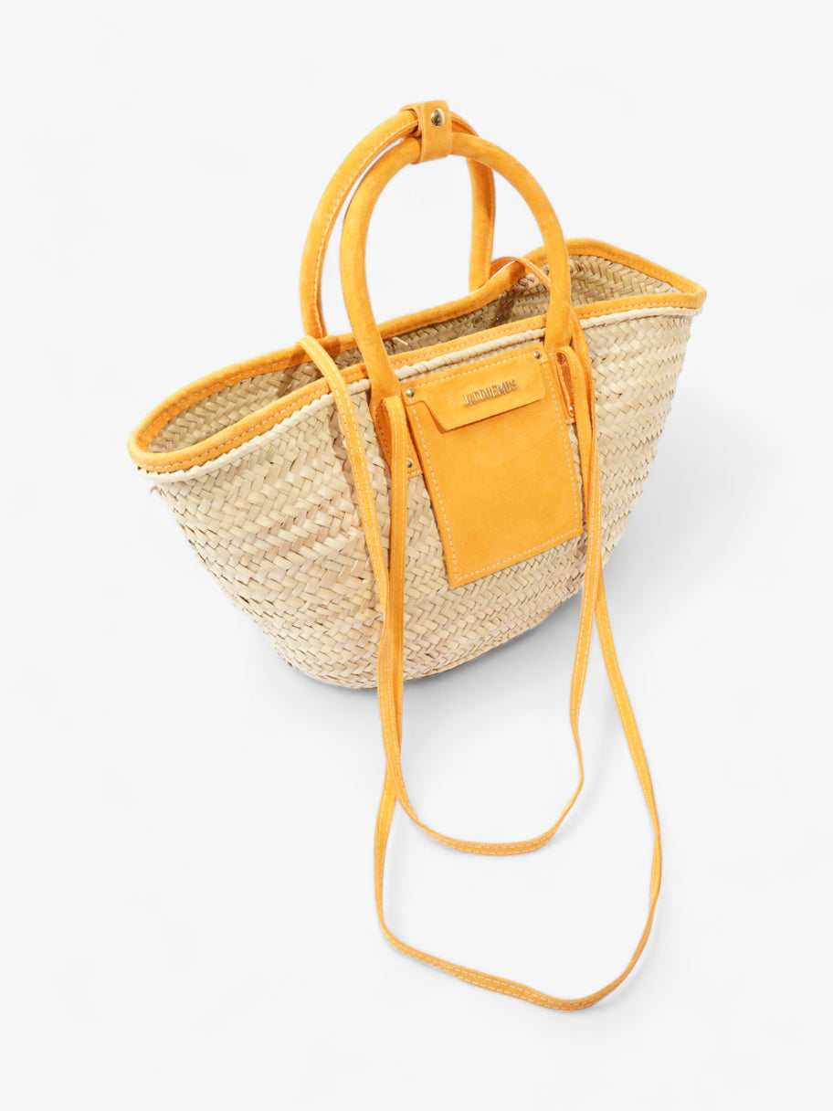 Le Panier Soleil Orange / Neutral Raffia Image 7