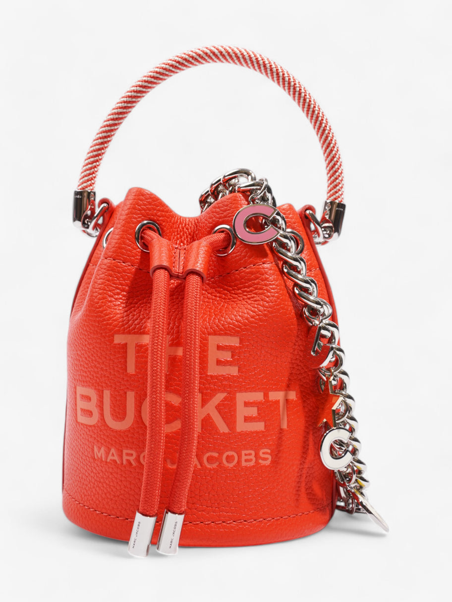 Marc Jacobs The Bucket Bag Electric Orange Leather Mini Image 1