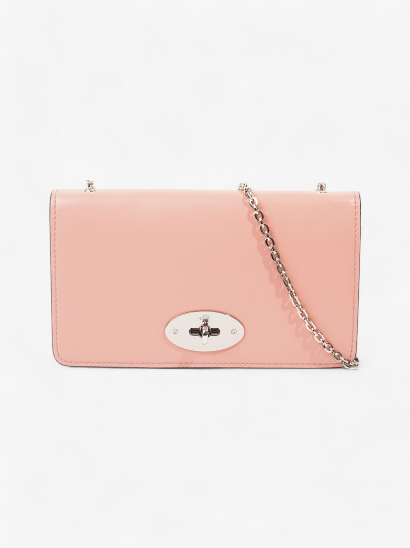  Mulberry Bayswater Clutch Light Pink Calfskin Leather