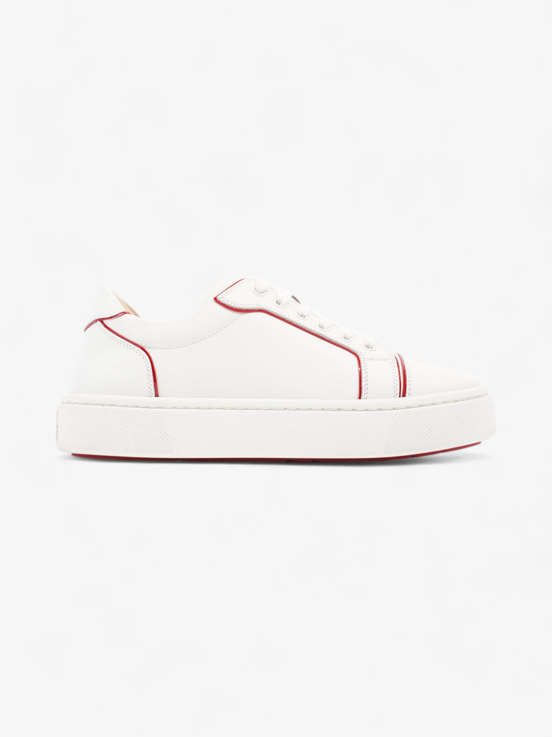  Vieirissima Flat Sneakers White / Red Leather EU 37.5 UK 4.5