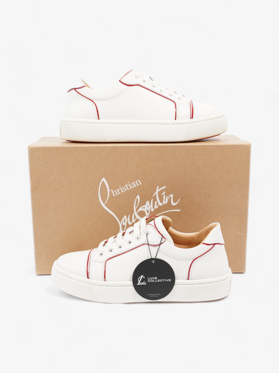 Vieirissima Flat Sneakers White / Red Leather EU 37.5 UK 4.5 Image 10