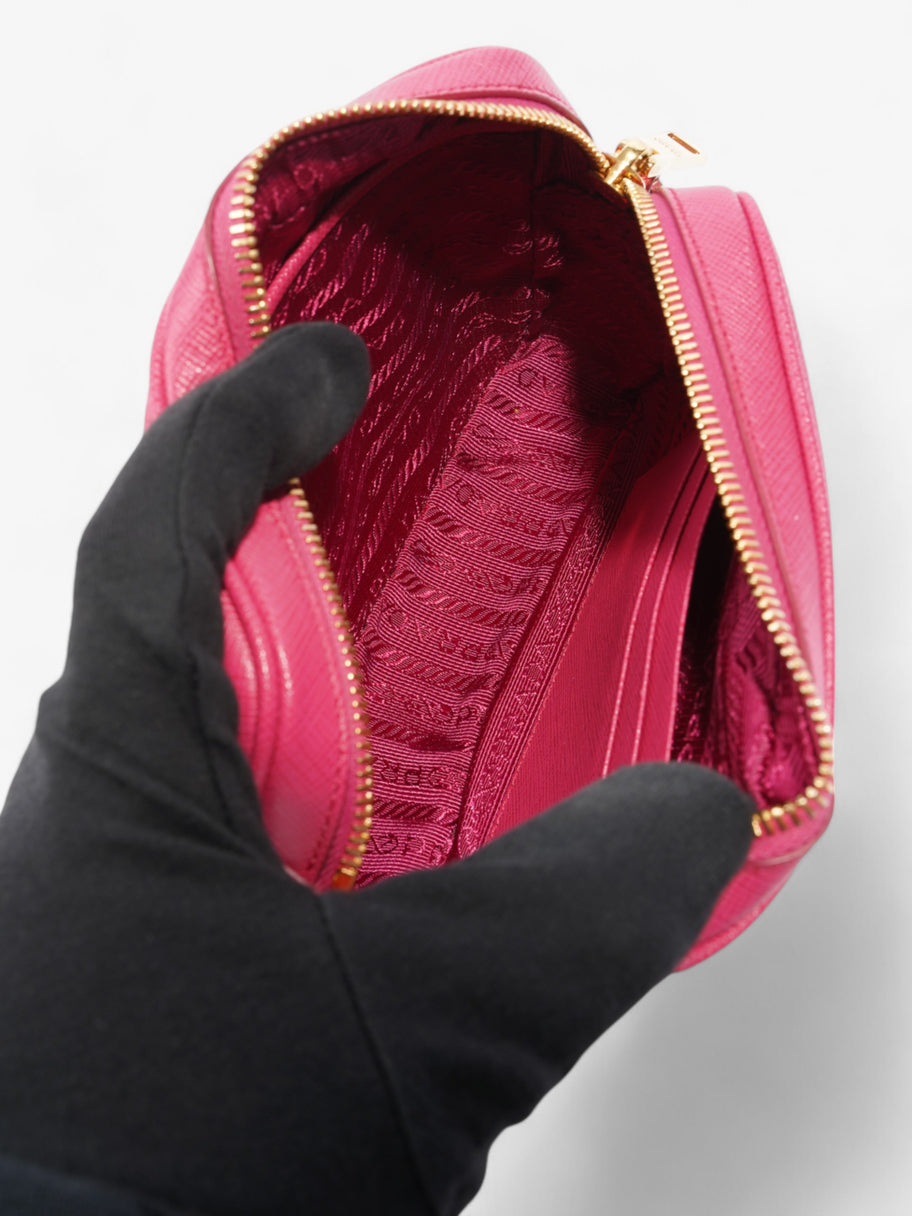 Prada Camera Bag Hot Pink Saffiano Leather Image 7