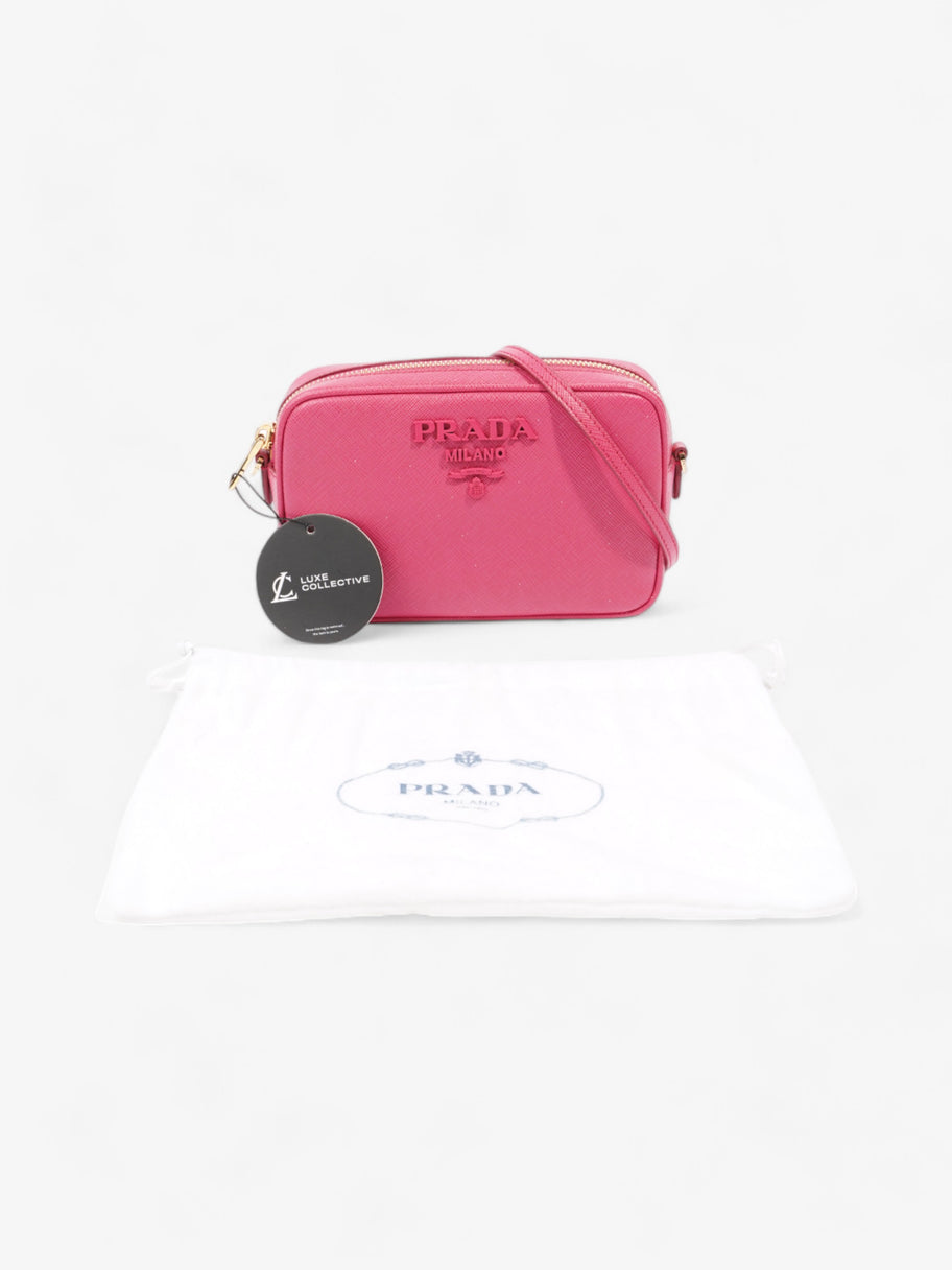 Prada Camera Bag Hot Pink Saffiano Leather Image 8