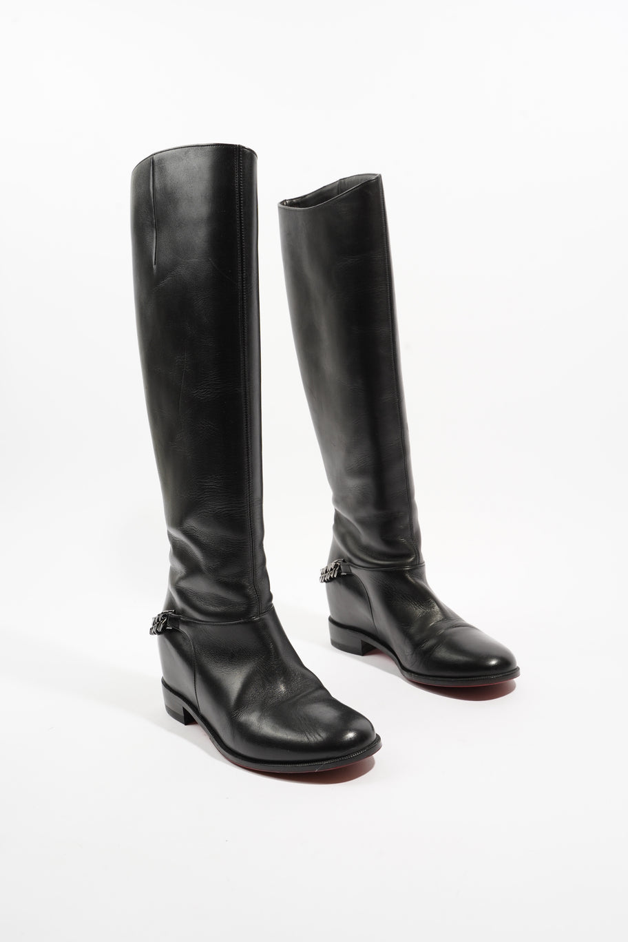 Christian Louboutin Cate Boot Black Calfskin Leather EU 37 UK 4 Image 2