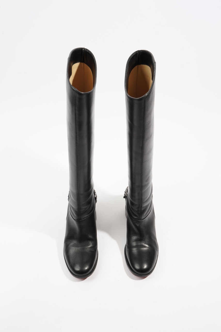 Christian Louboutin Cate Boot Black Calfskin Leather EU 37 UK 4 Image 9