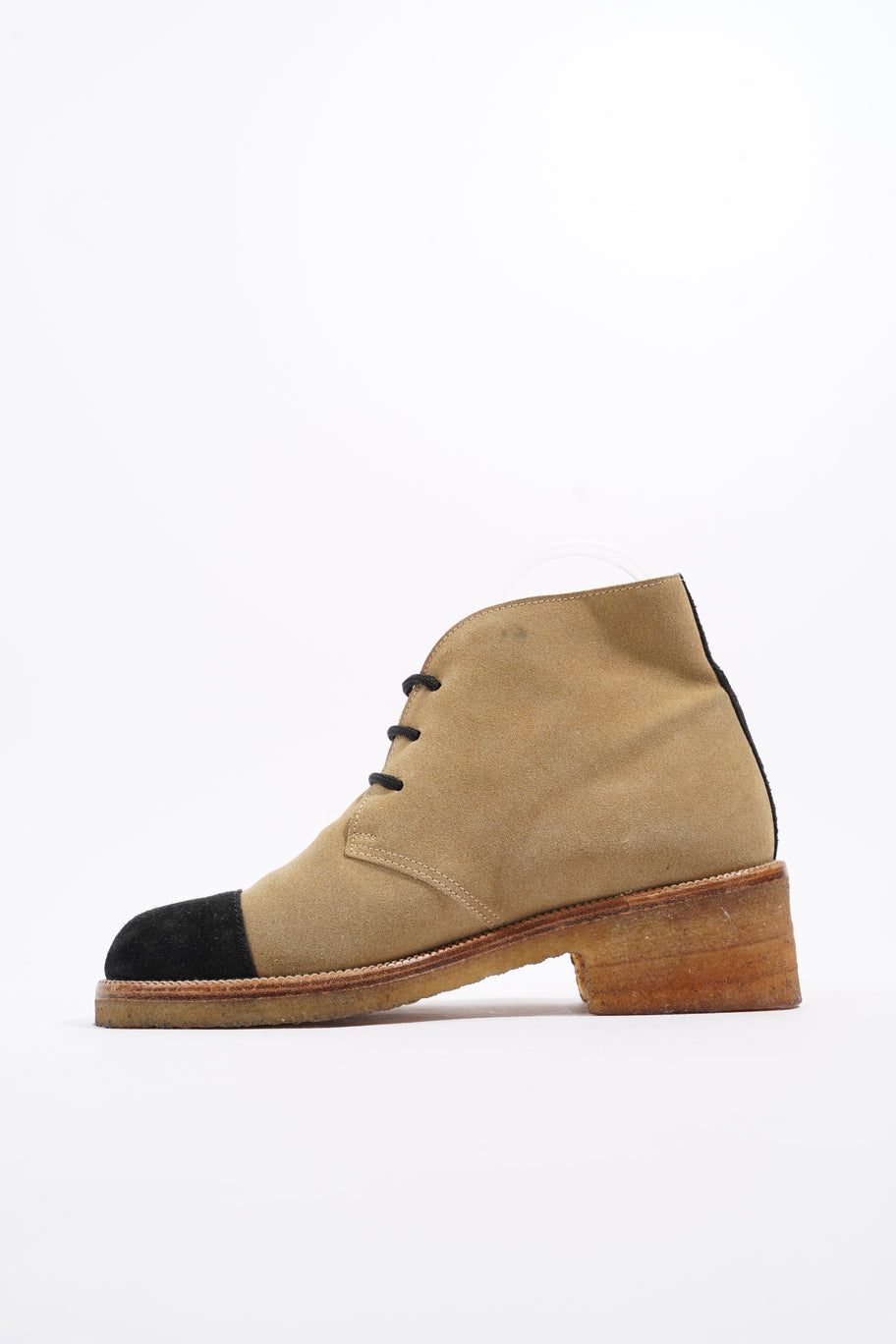 Ankle Boot Beige Suede EU 37 UK 4 Image 3