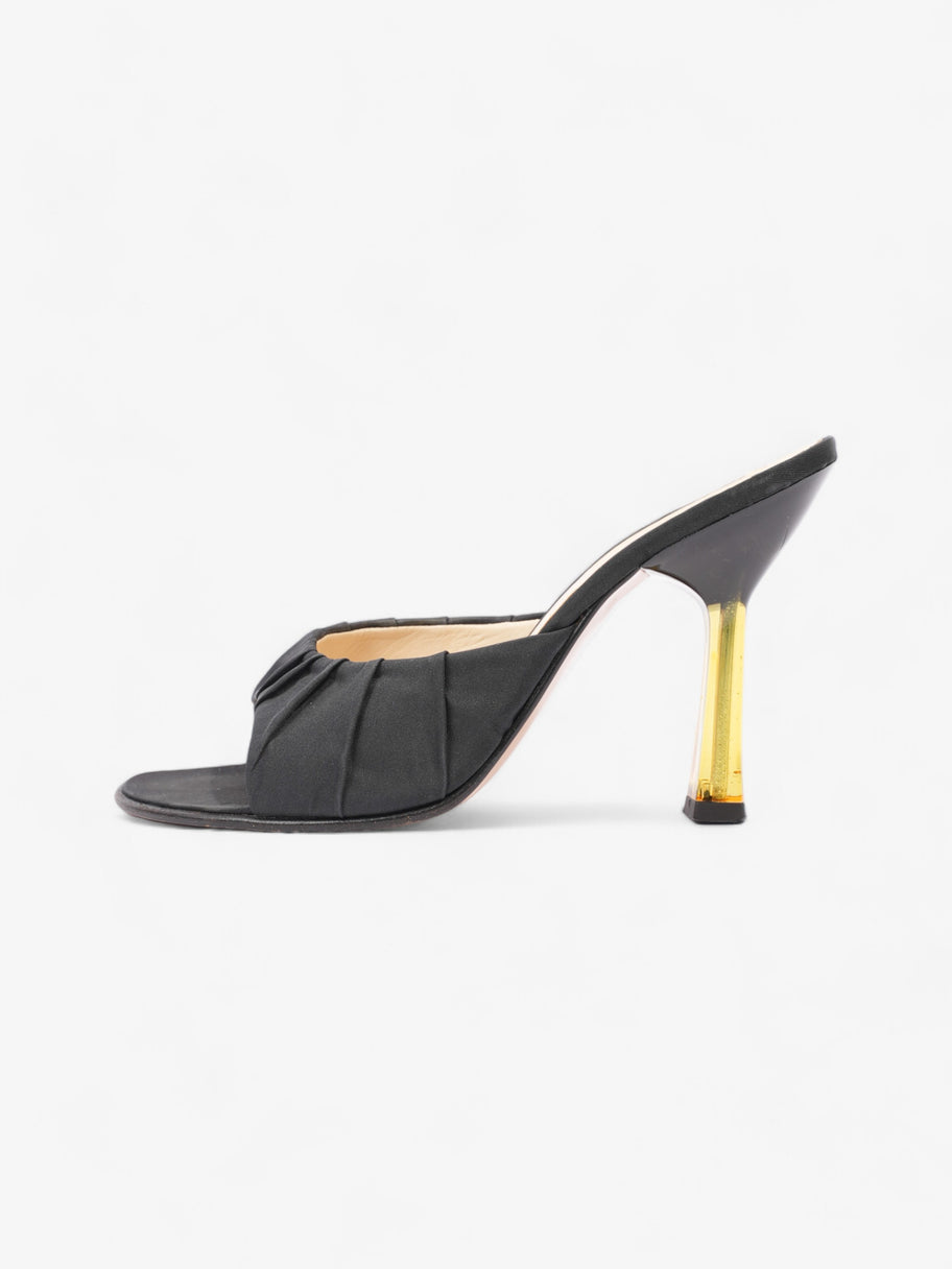 Prada Pump 100 Black Satin EU 37 UK 4 Image 5