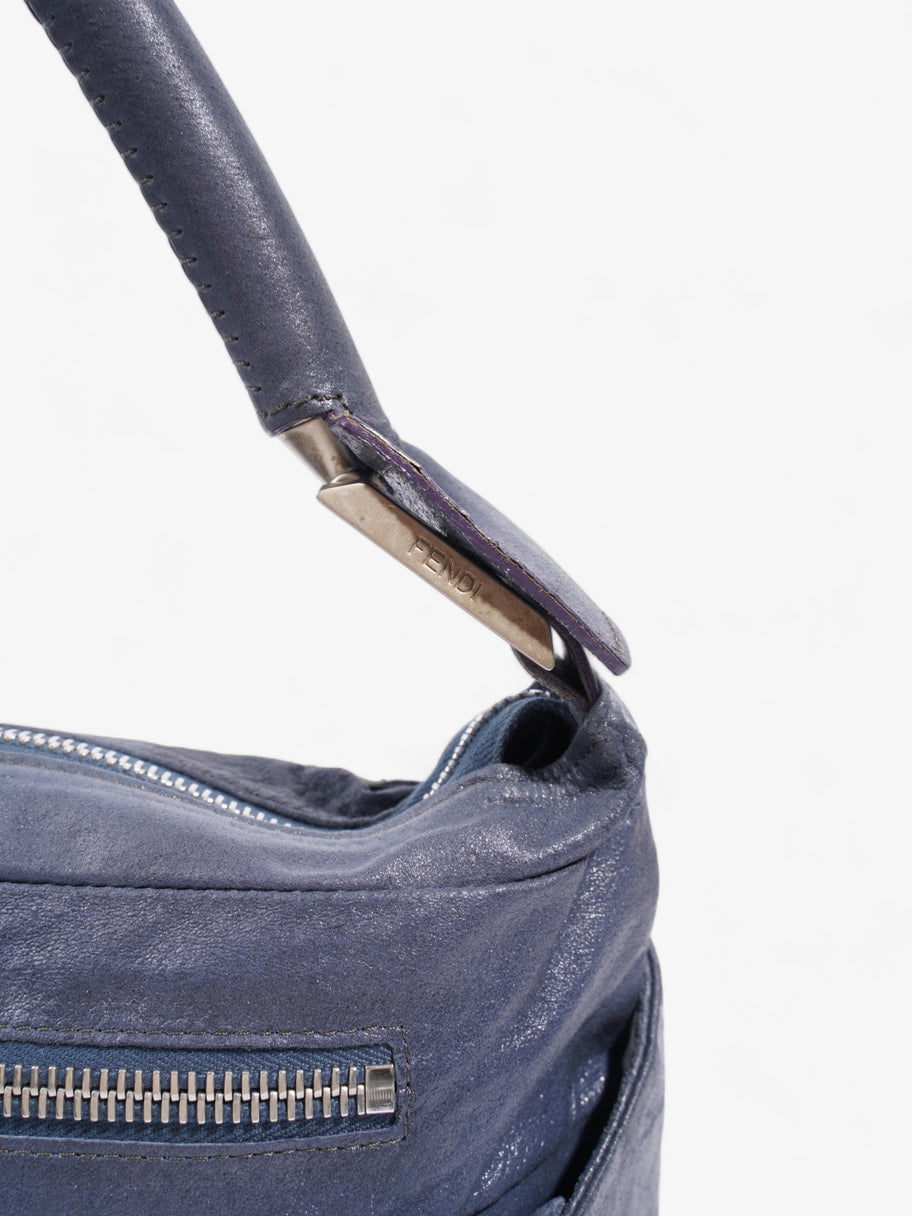 Shoulder Bag Midnight Blue Leather Image 12