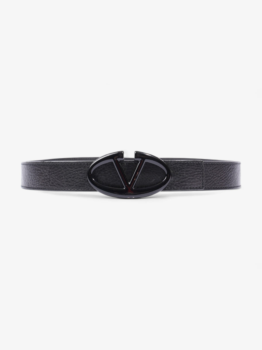 VLogo Belt Black Leather 80cm Image 1