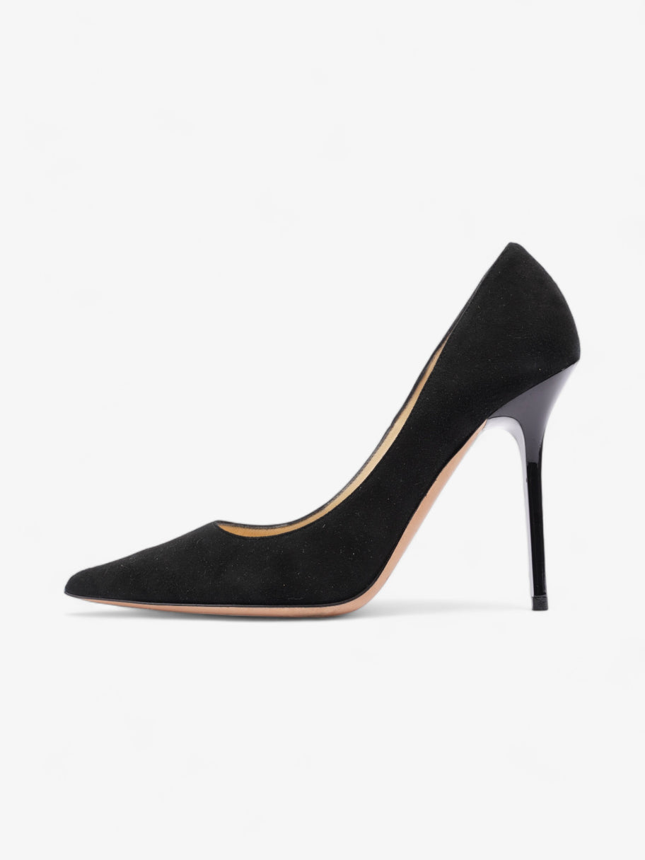 Jimmy Choo Anouk Pointed Toe Pumps 80mm Black Suede EU 36.5 UK 3.5 Image 5