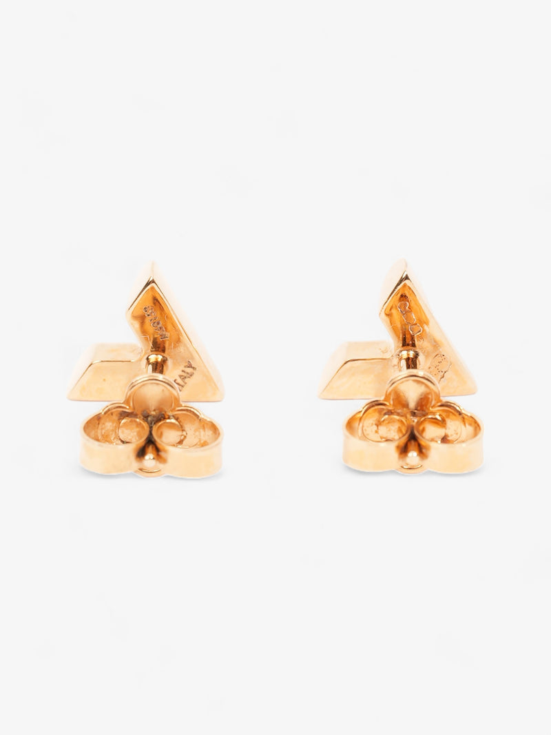  Louis Vuitton LV Earrings Gold Base Metal