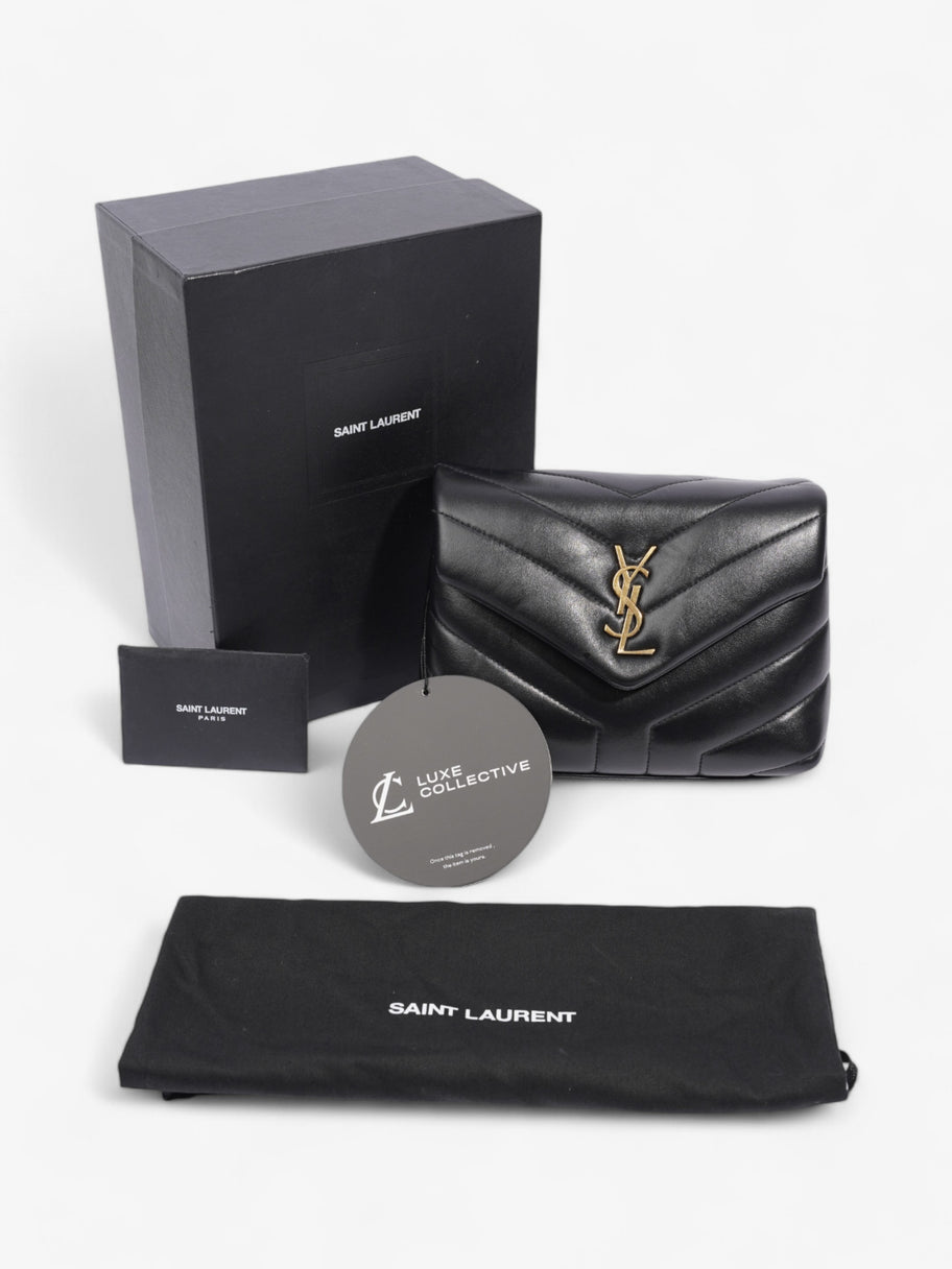 Saint Laurent Lou Lou Black Calfskin Leather Toy Image 12