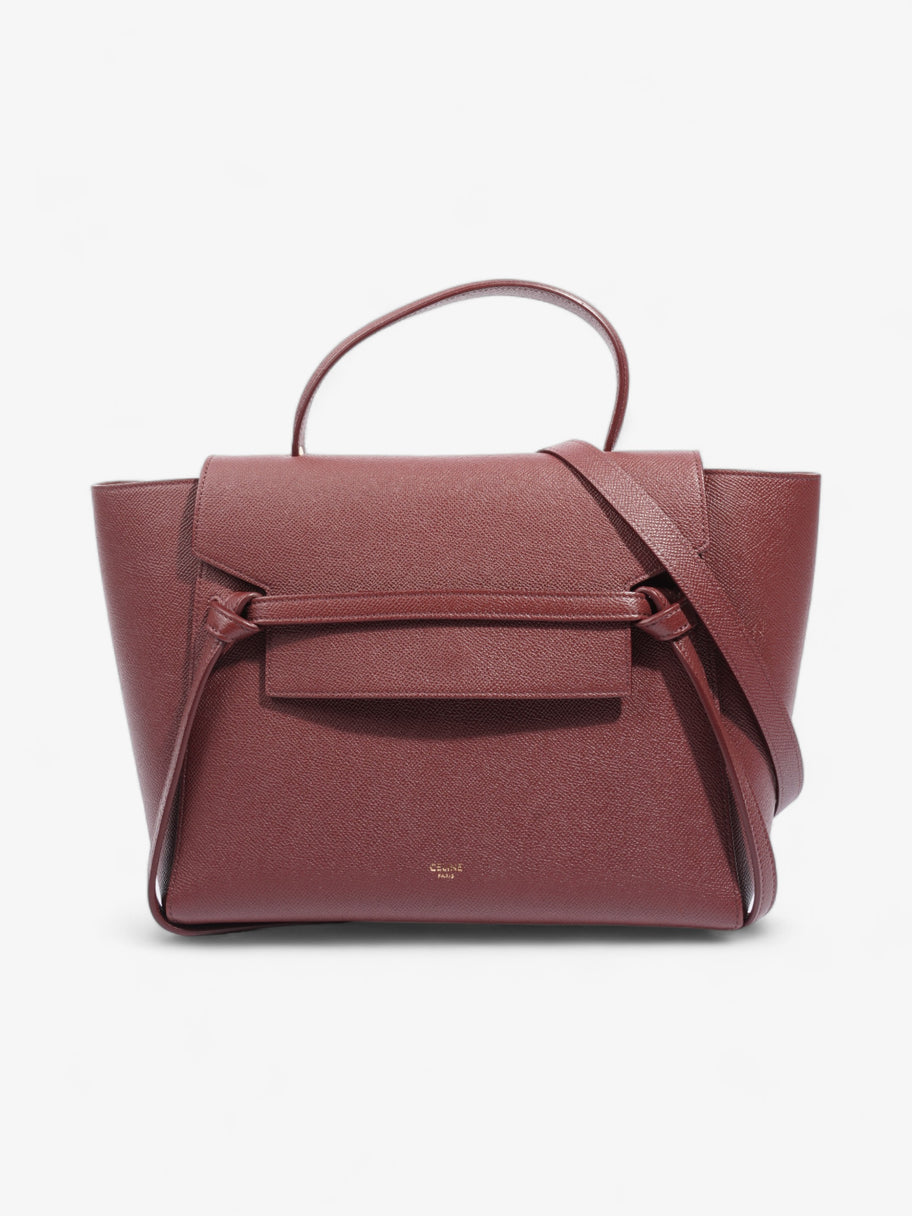 Celine Belt Bag Burgundy Grained Leather Mini Image 1