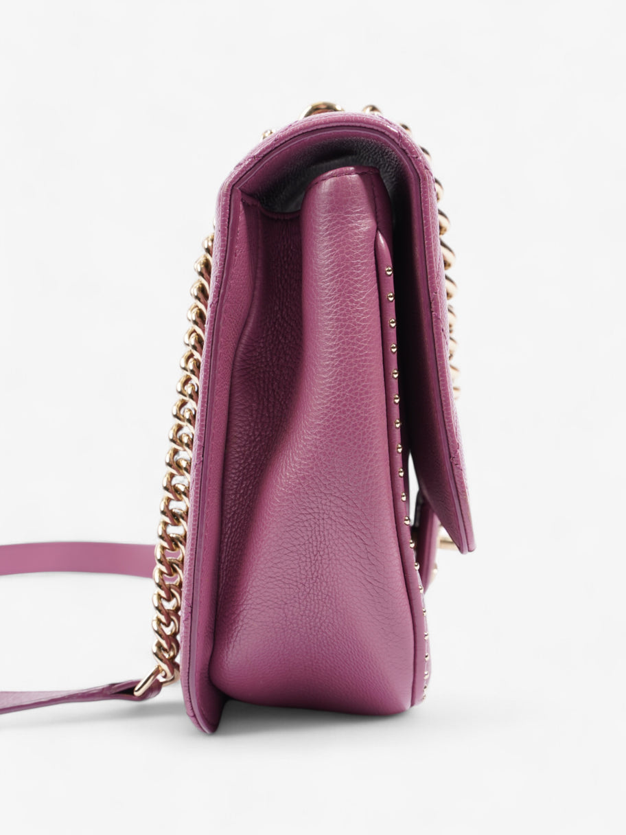 Chanel Classic Flap Bag Mauve Caviar Leather Image 5