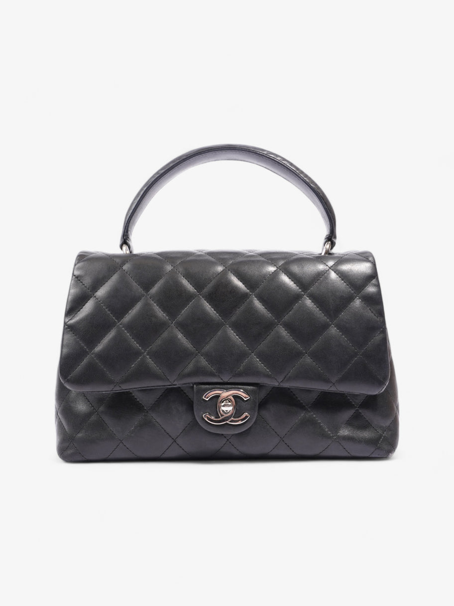 Chanel Coco Handle Flap Black Lambskin Leather Small Image 1