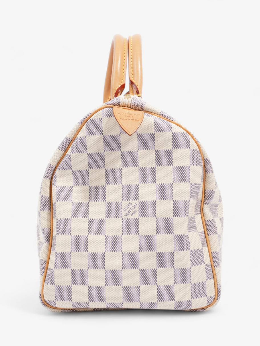 Speedy Damier Azur Coated Canvas 30 Image 5