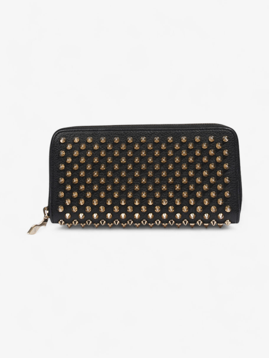 Christian Louboutin Panettone Stud Wallet Black / Gold Leather Image 1