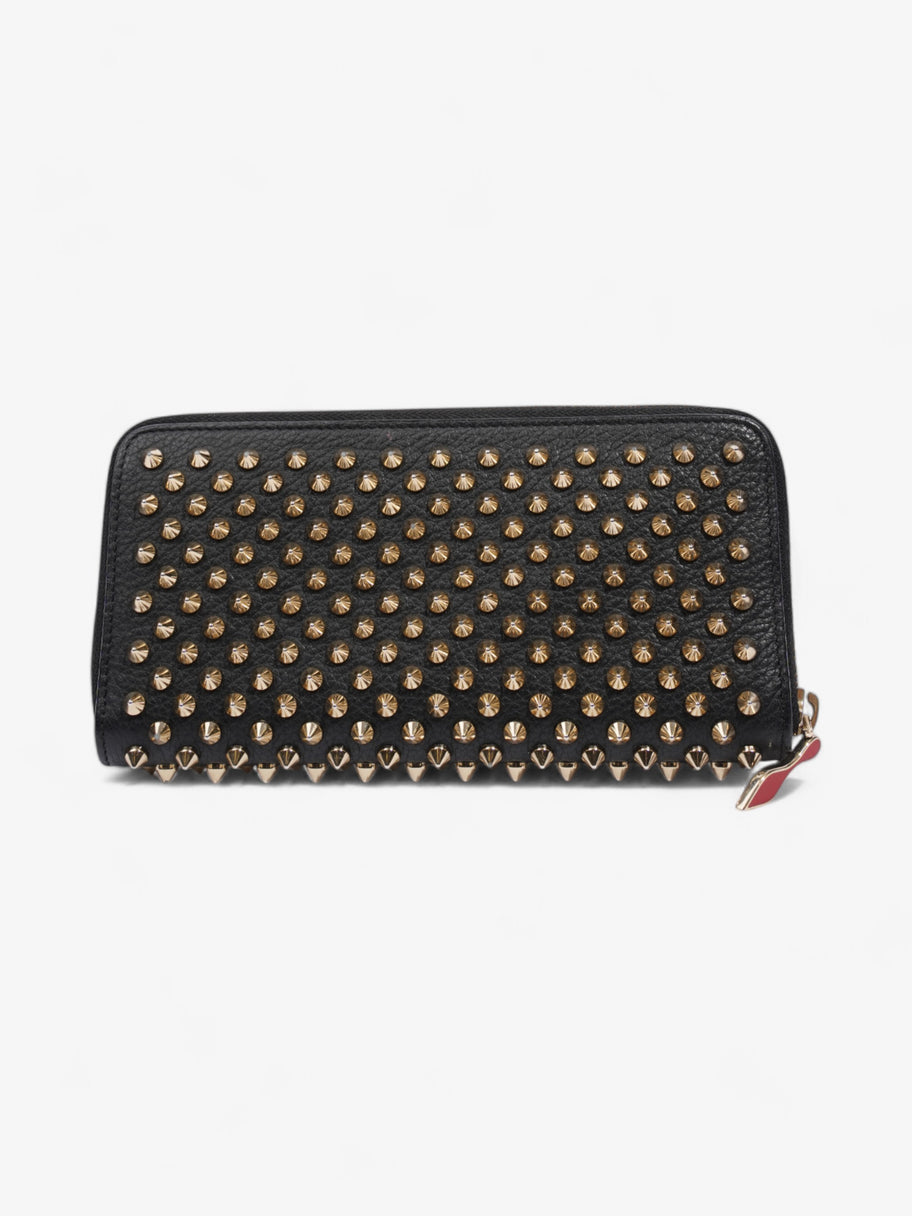 Christian Louboutin Panettone Stud Wallet Black / Gold Leather Image 3