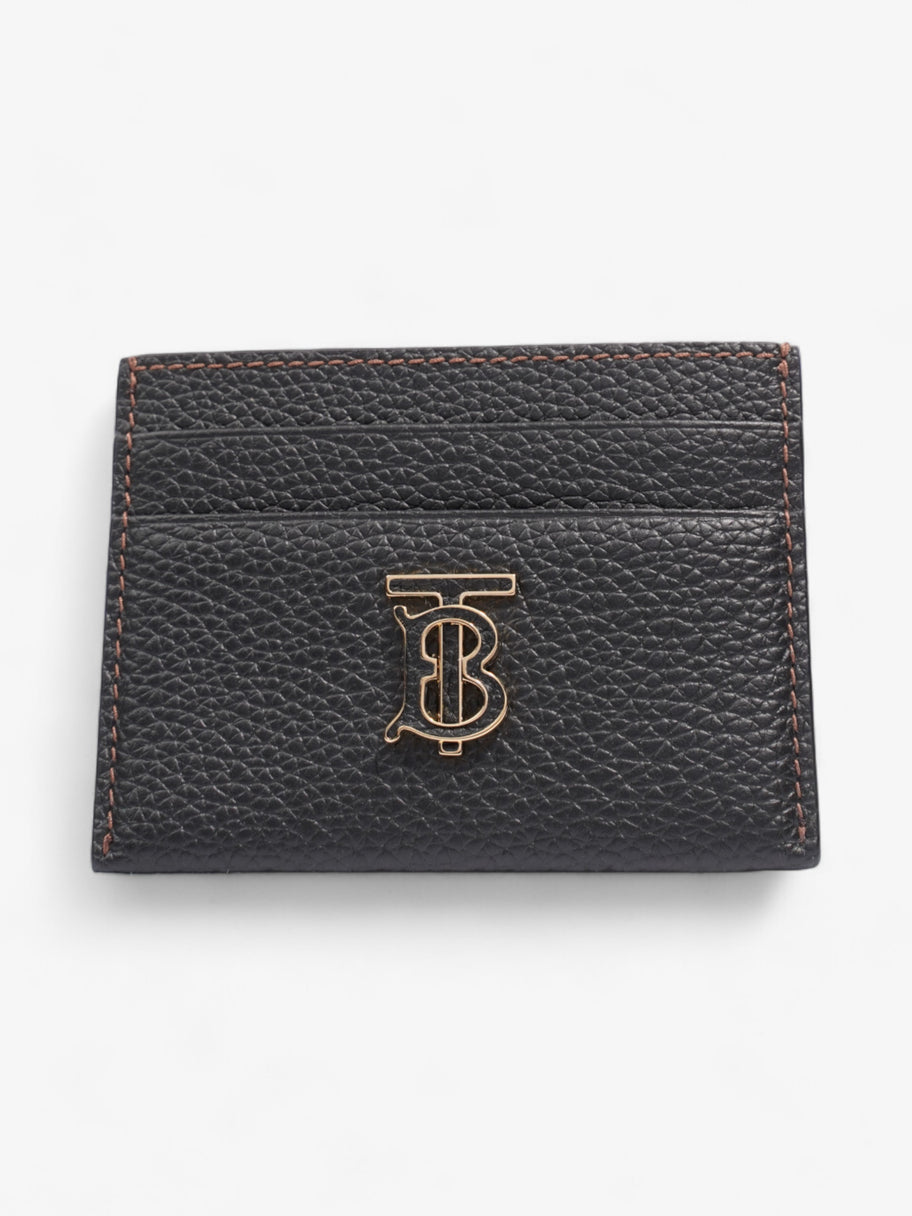 Burberry TB Card Holder Black Calfskin Leather Luxe Collective