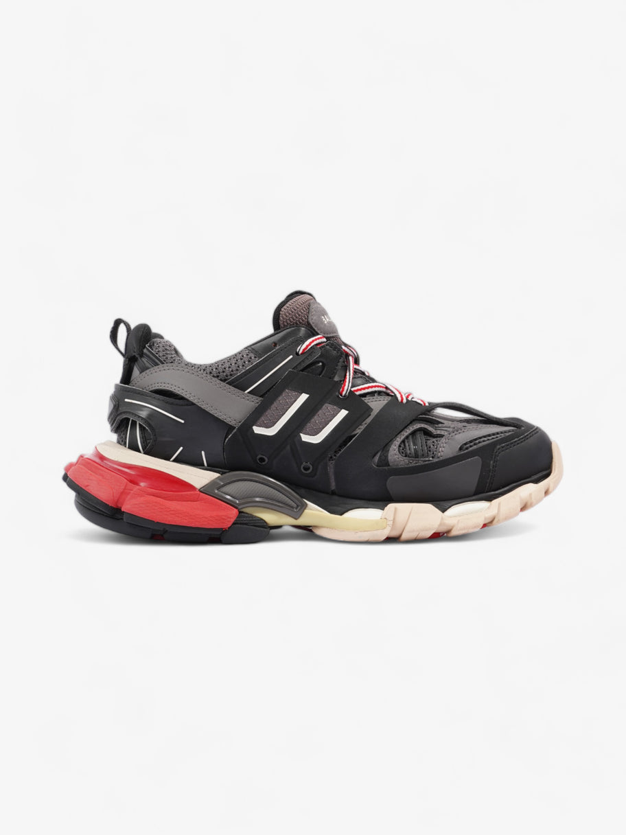 Balenciaga Track Black Grey Red Mesh EU 39 UK 6 Luxe Collective