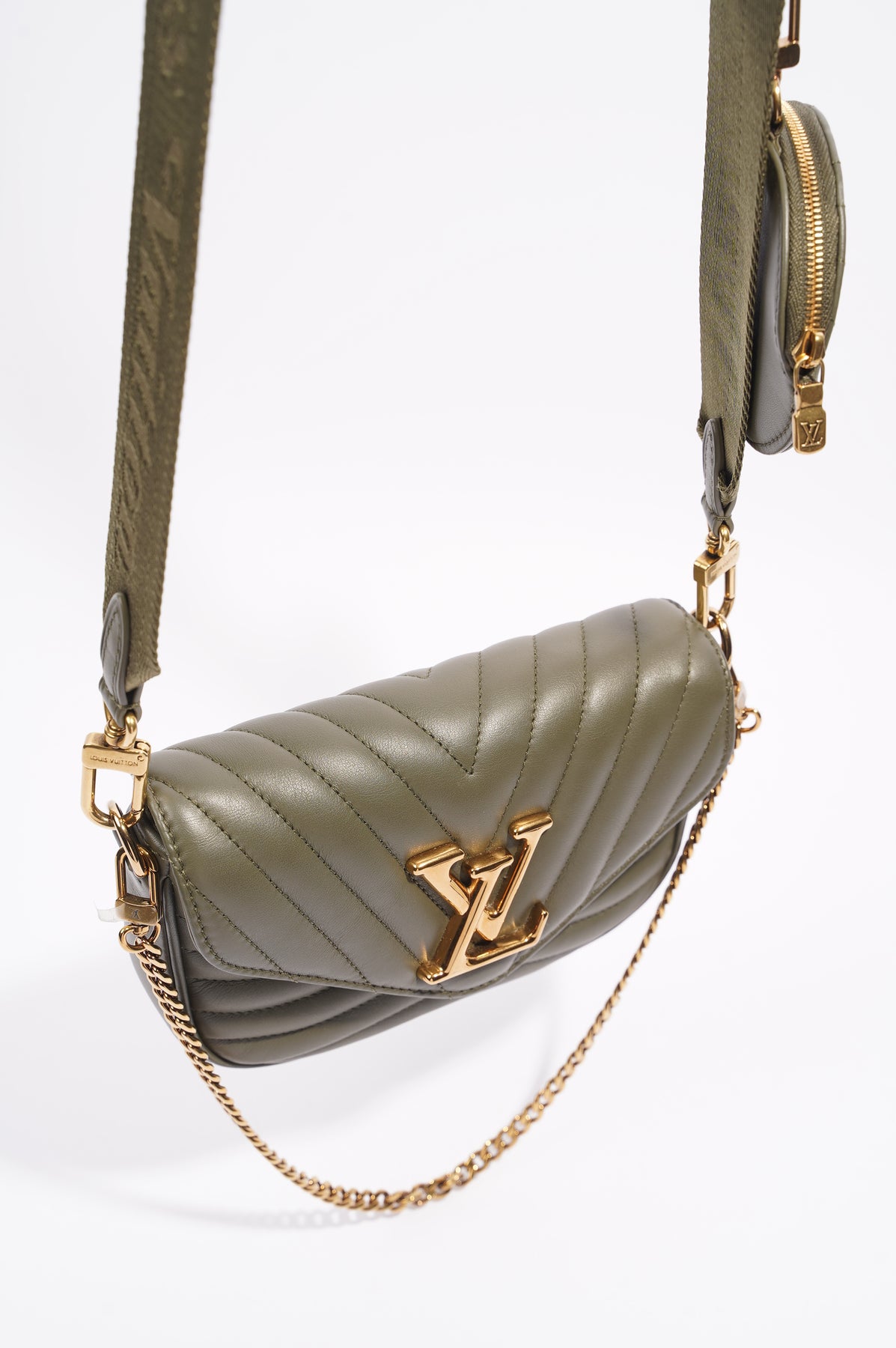 Louis Vuitton New Wave Multi-Pochette Khaki Calf