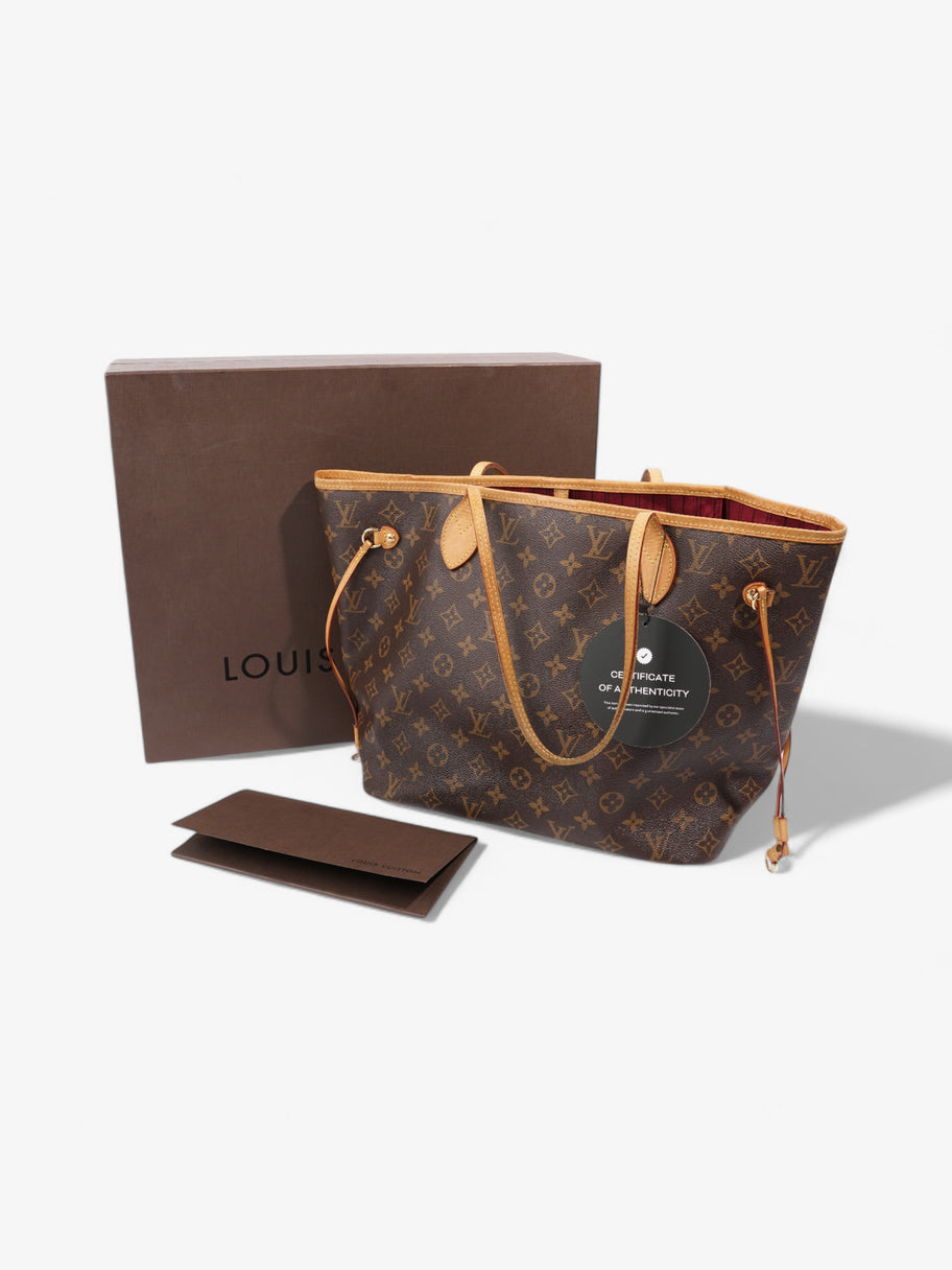 Louis Vuitton Neverfull Monogram Coated Canvas MM Image 10