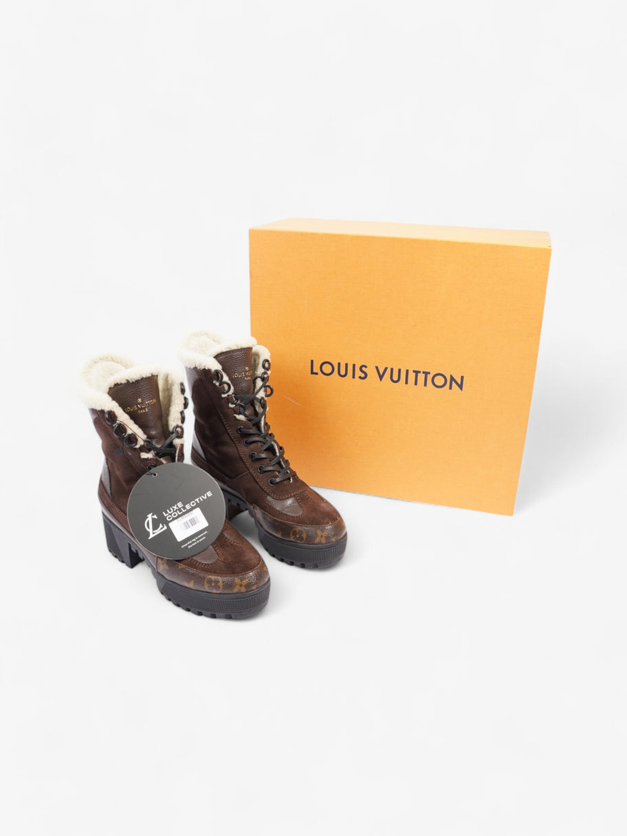 Louis Vuitton Laureate Platform Desert Boot Brown Suede EU 37 UK 4 Image 10