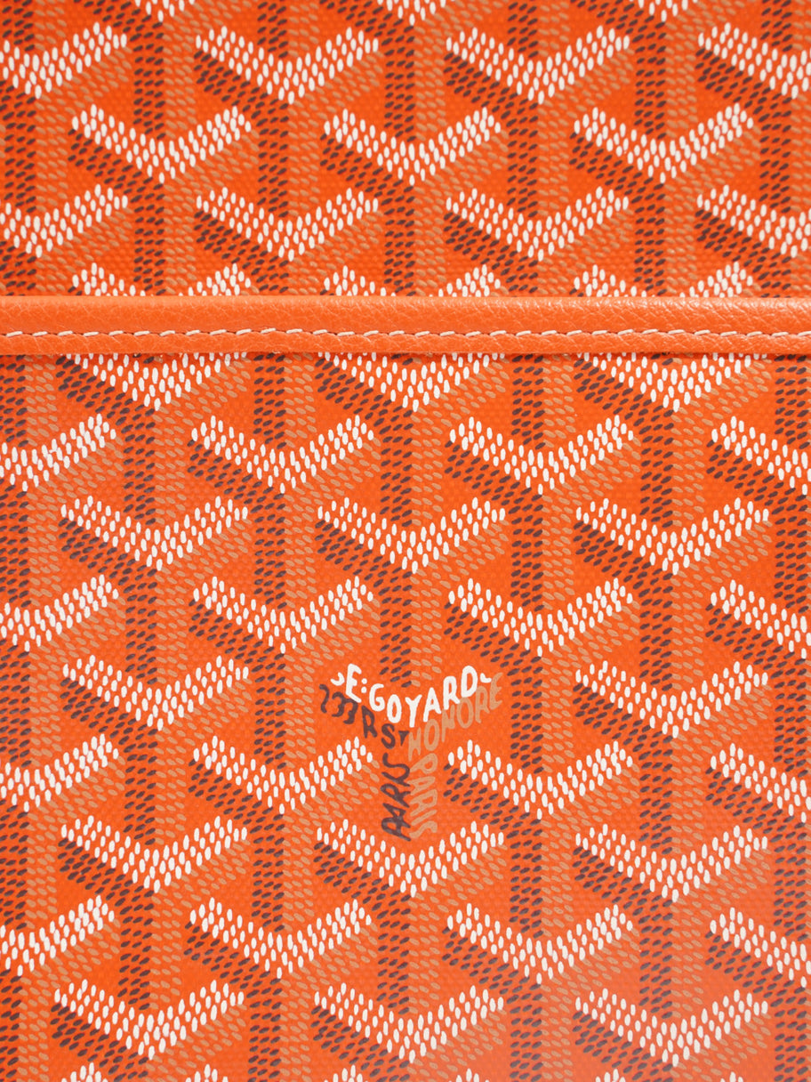 Goyard Jouvence Pouch Orange Goyardine Coated Canvas MM Image 7