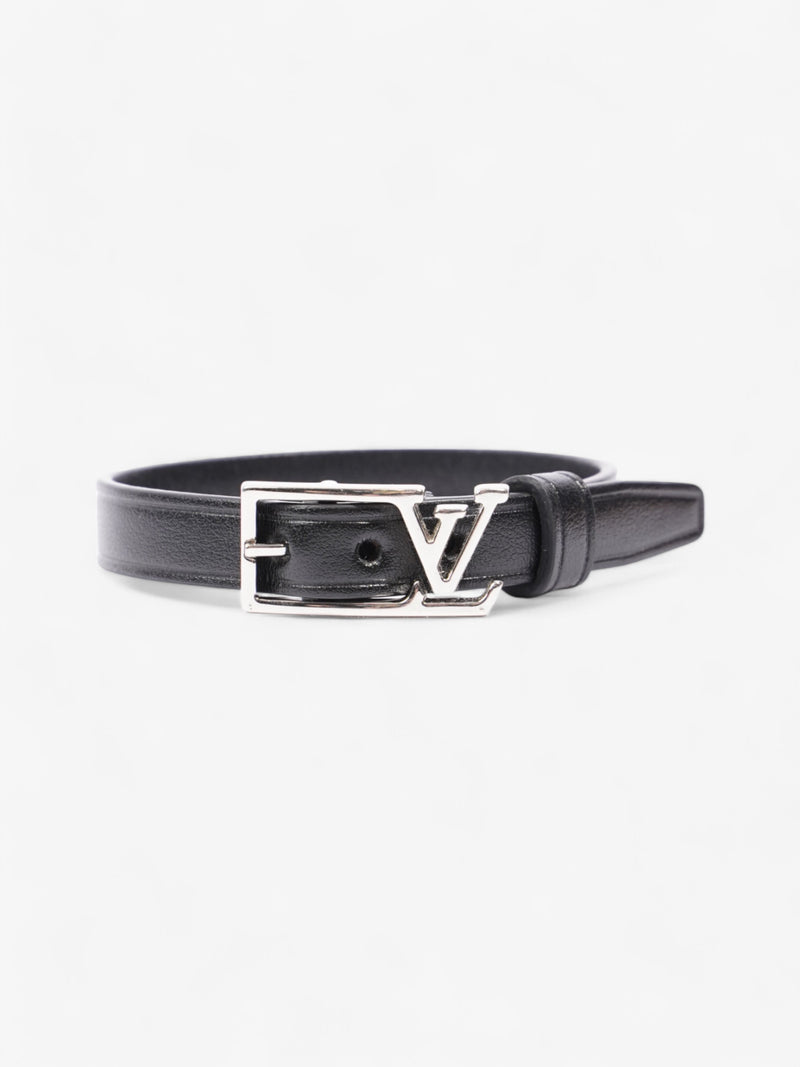  Louis Vuitton Skyline Bracelet Black Leather 19