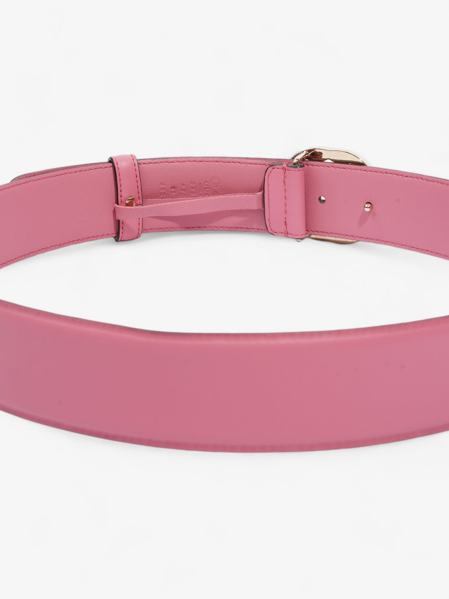 Gucci Interlocking G Belt Pink Leather 85cm / 34