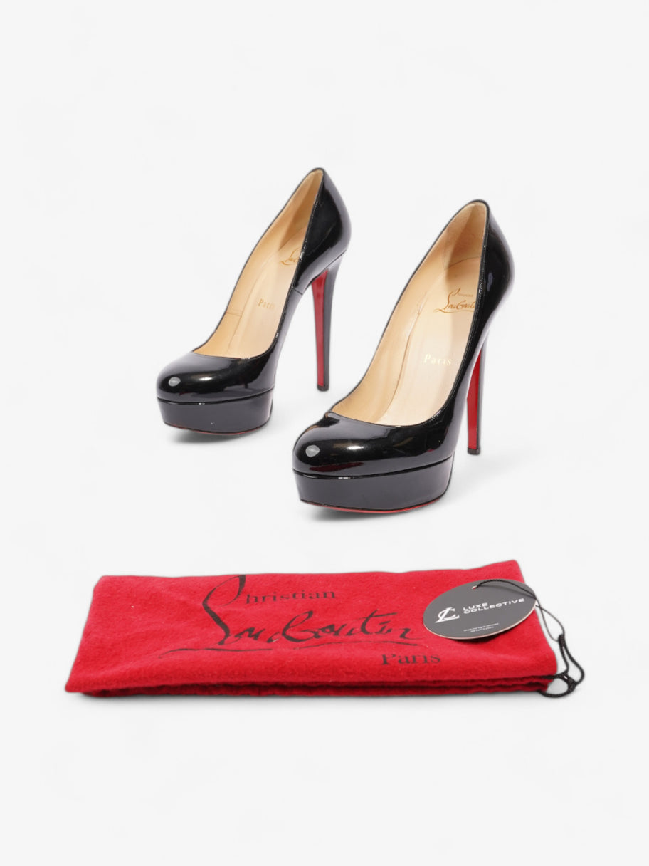 Christian Louboutin Bianca 140mm Black Patent Leather EU 38 UK 5 Image 10