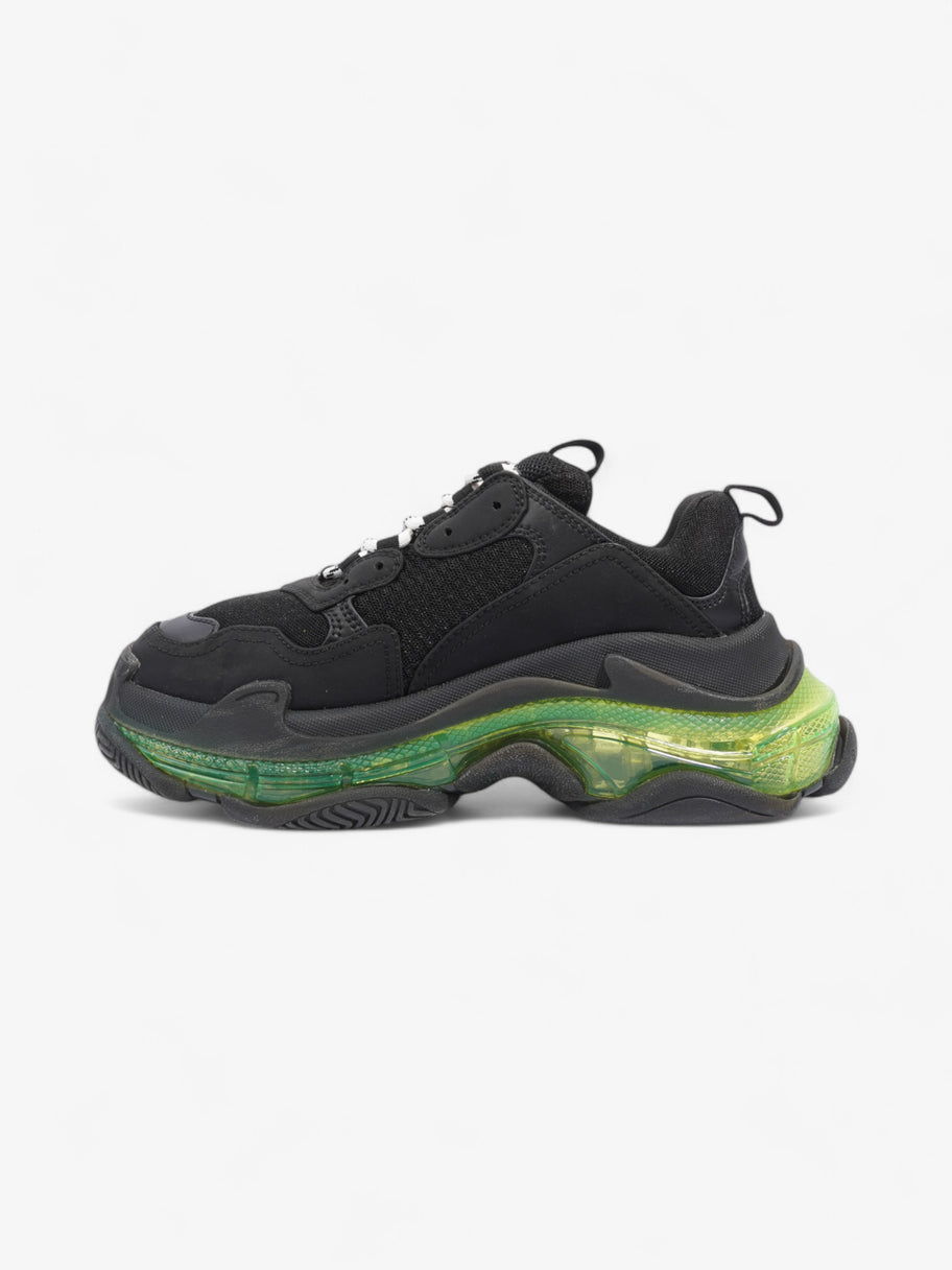 Balenciaga Triple S Clear Sole Black / Green Mesh EU 39 UK 6 Image 3