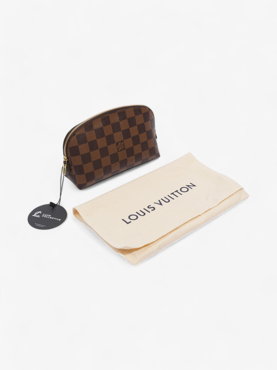 Louis Vuitton LV cosmetic PM pouch Damier Ebene Coated Canvas Image 7