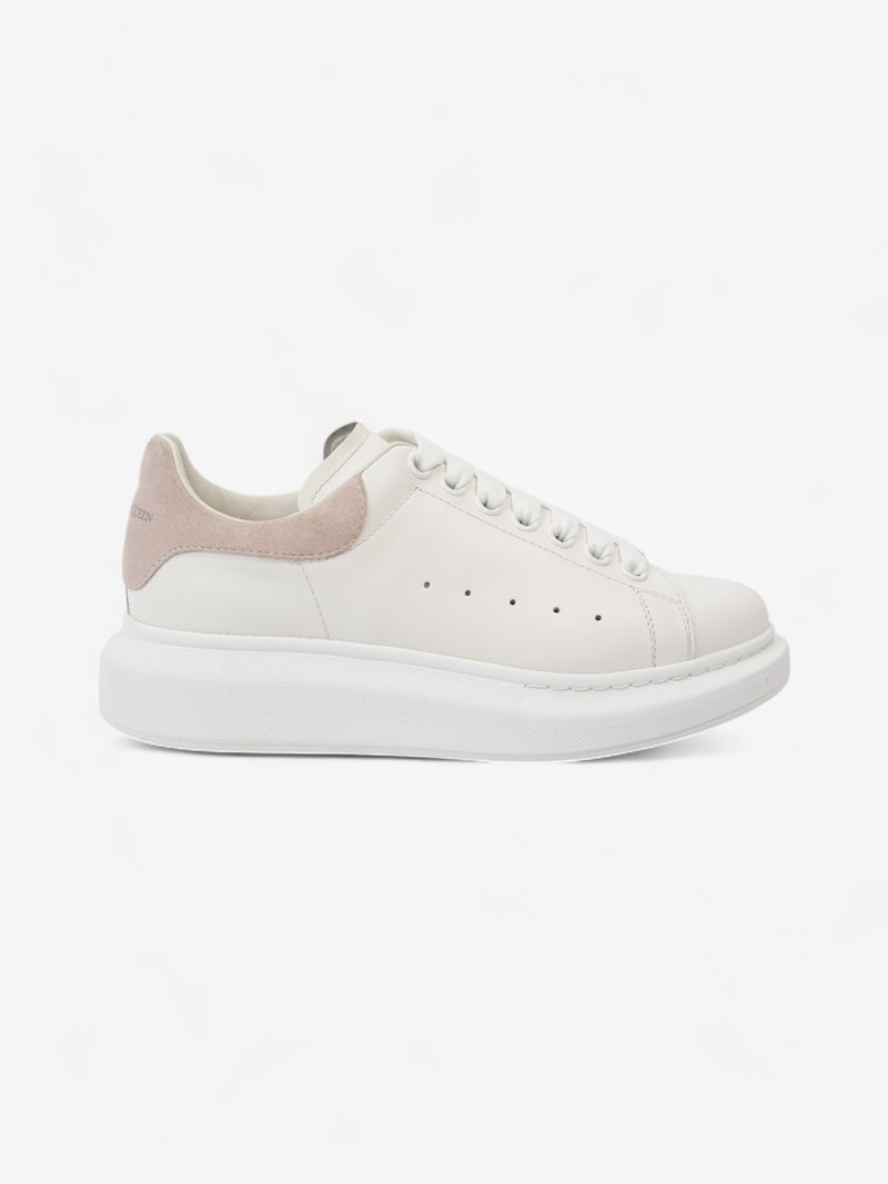  Alexander McQueen Oversized Sneaker White / Pink Tab Leather EU 38.5 UK 5