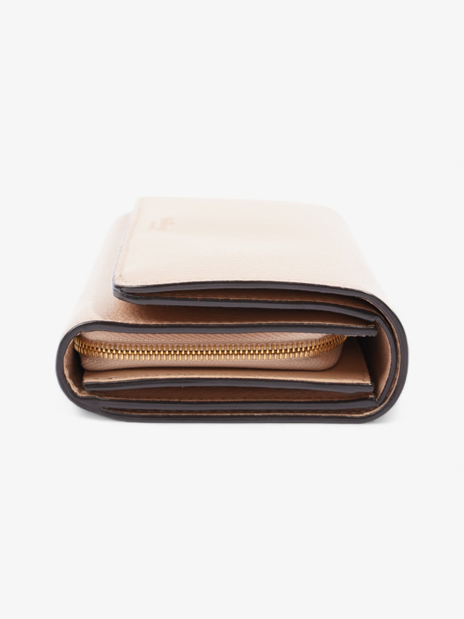 Continental French Wallet  Nude Grained Leather Medium Image 2