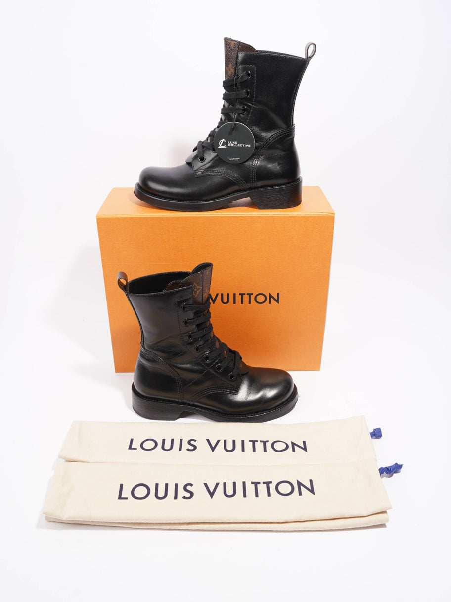 Louis Vuitton Metropolis Flat Rangers Black / Monogram Leather EU 37.5 UK 4.5 Image 12