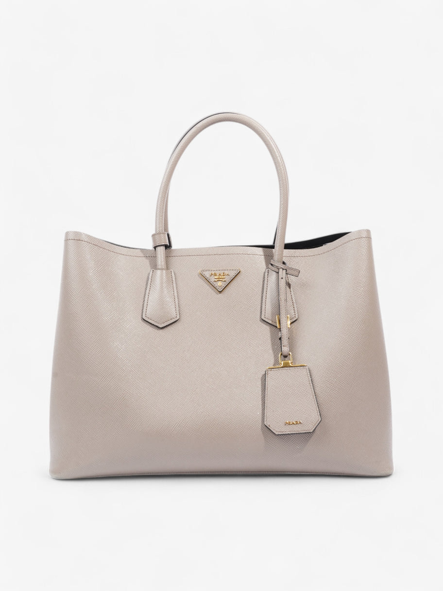 Prada Galleria Grey Saffiano Leather Large Image 1