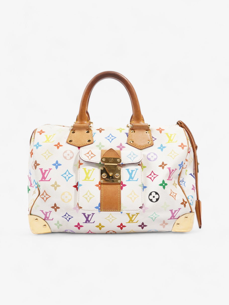 Louis Vuitton Speedy Monogram Multicolour / White Coated Canvas 30 Image 1