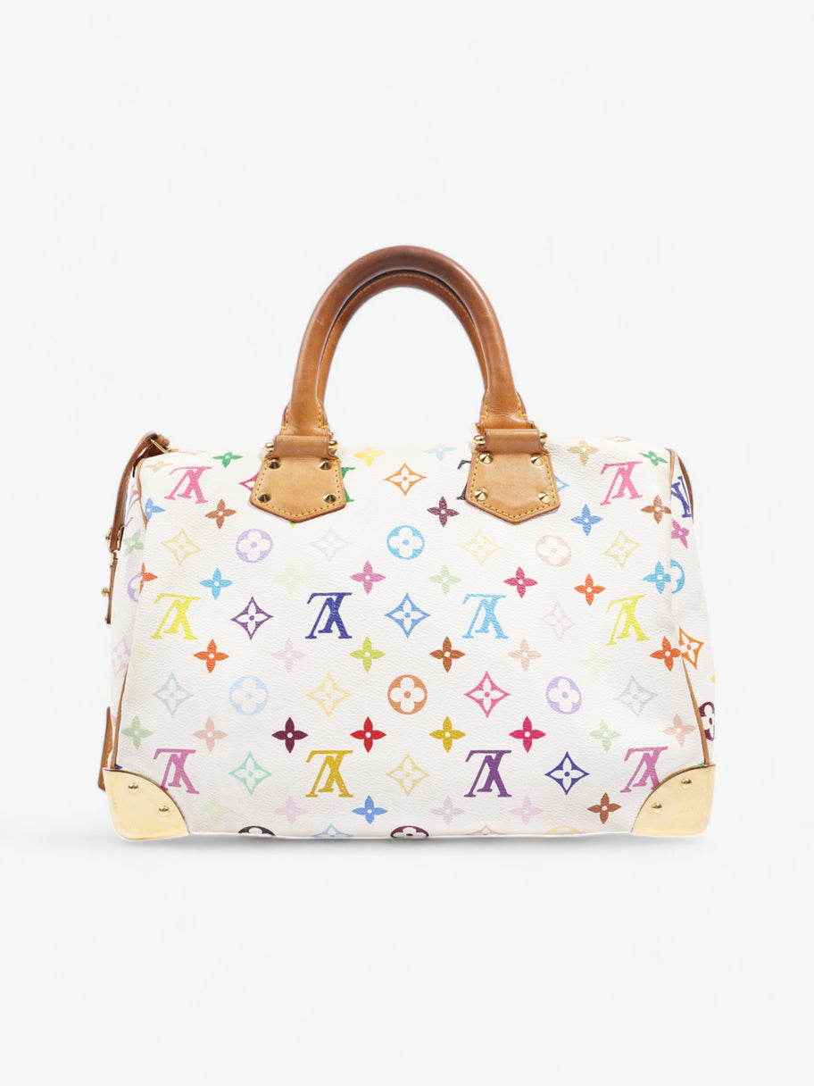 Louis Vuitton Speedy Monogram Multicolour / White Coated Canvas 30 Image 4