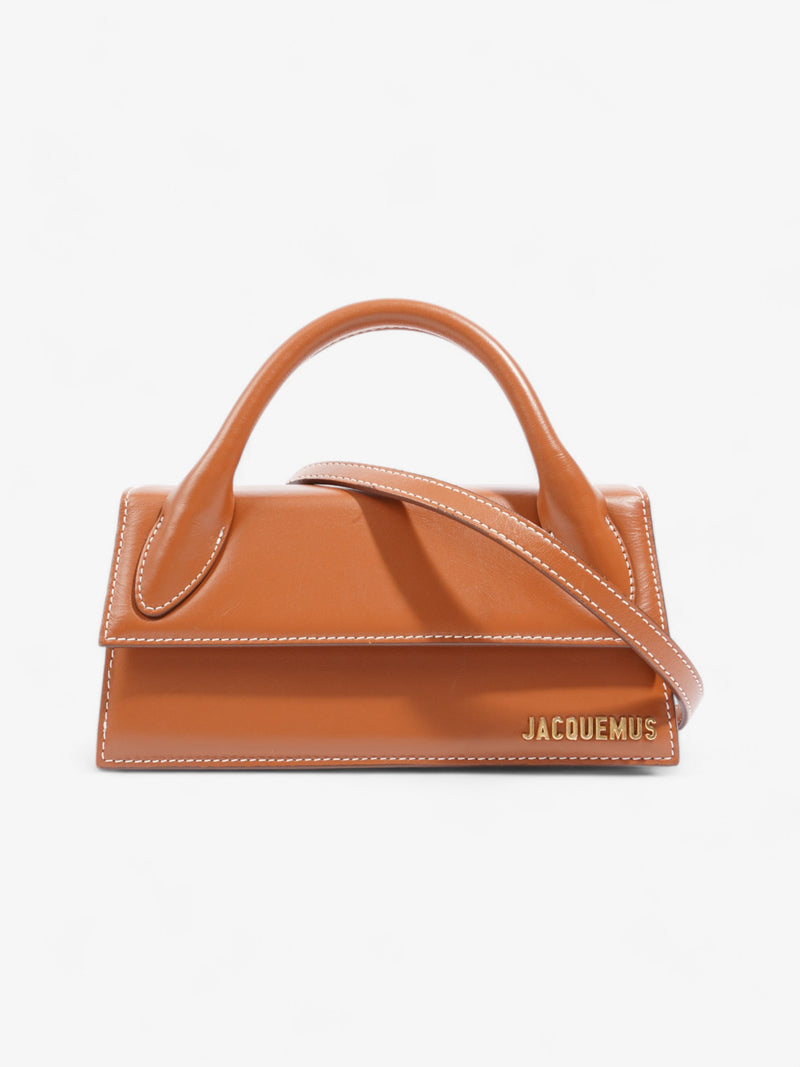  Jacquemus Le Chiquito Long Brown Leather