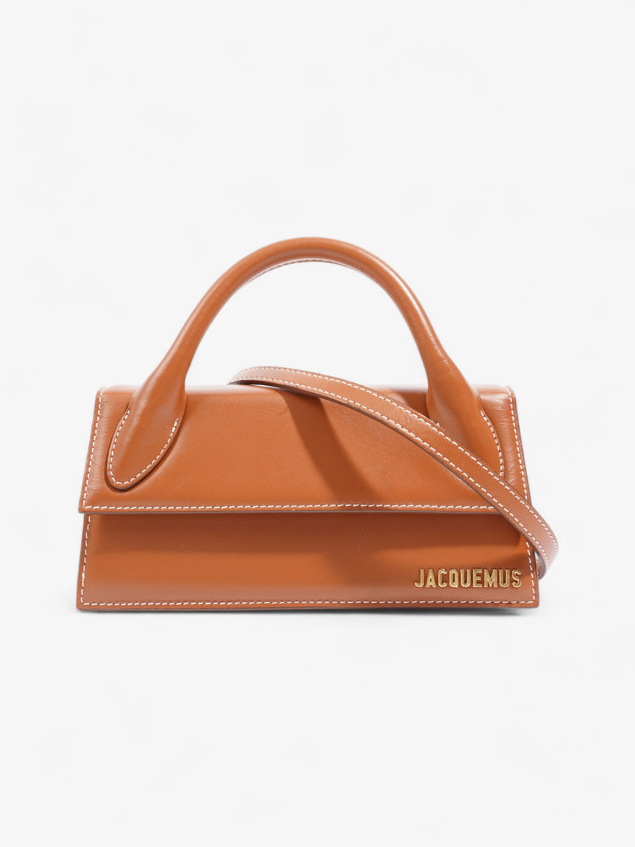 Jacquemus Le Chiquito Long Brown Leather Image 1