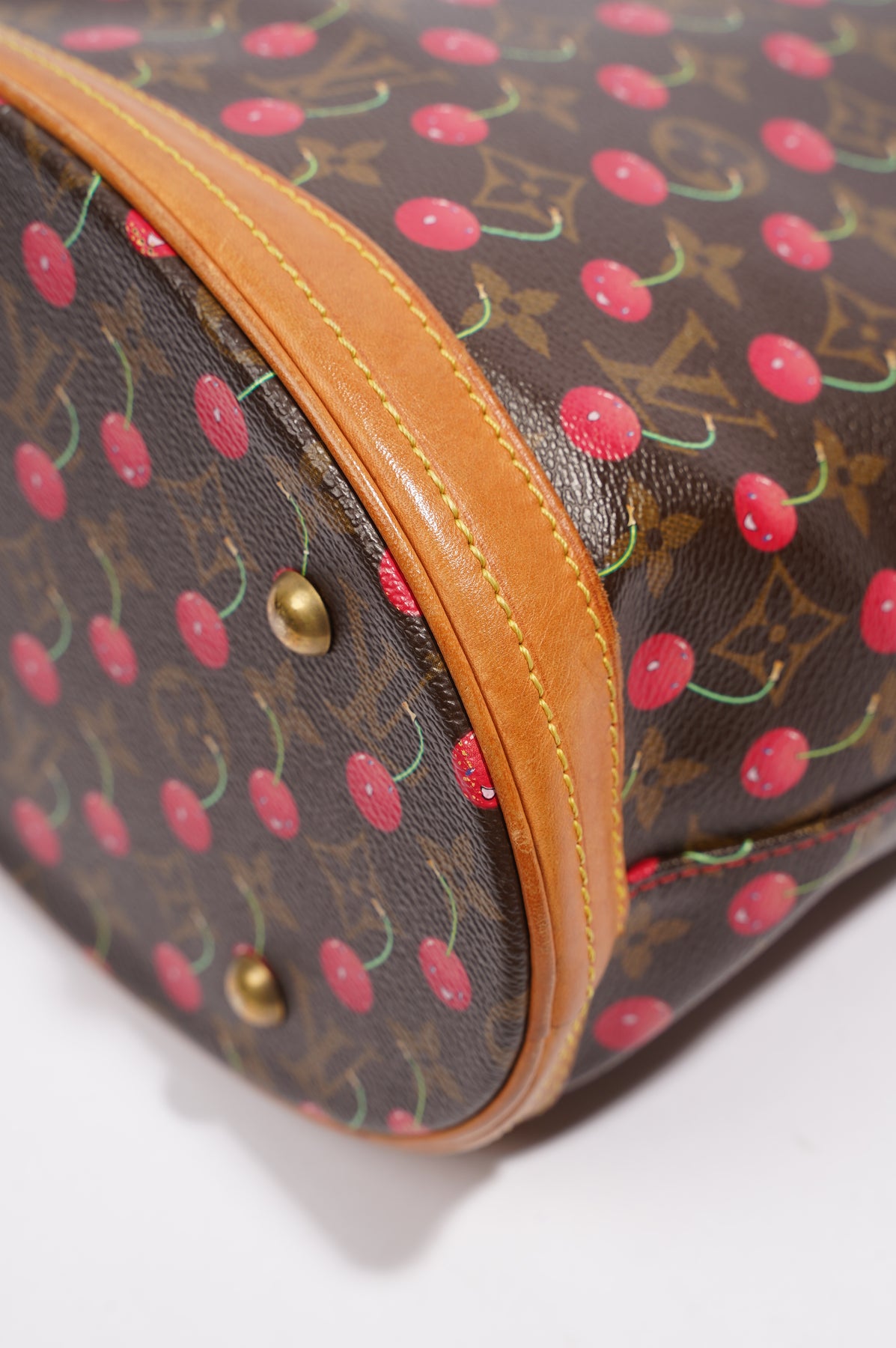 Louis Vuitton, Bags, Authentic Louis Vuitton Cerises Takashi Murakami  Cherry Bucket Bag