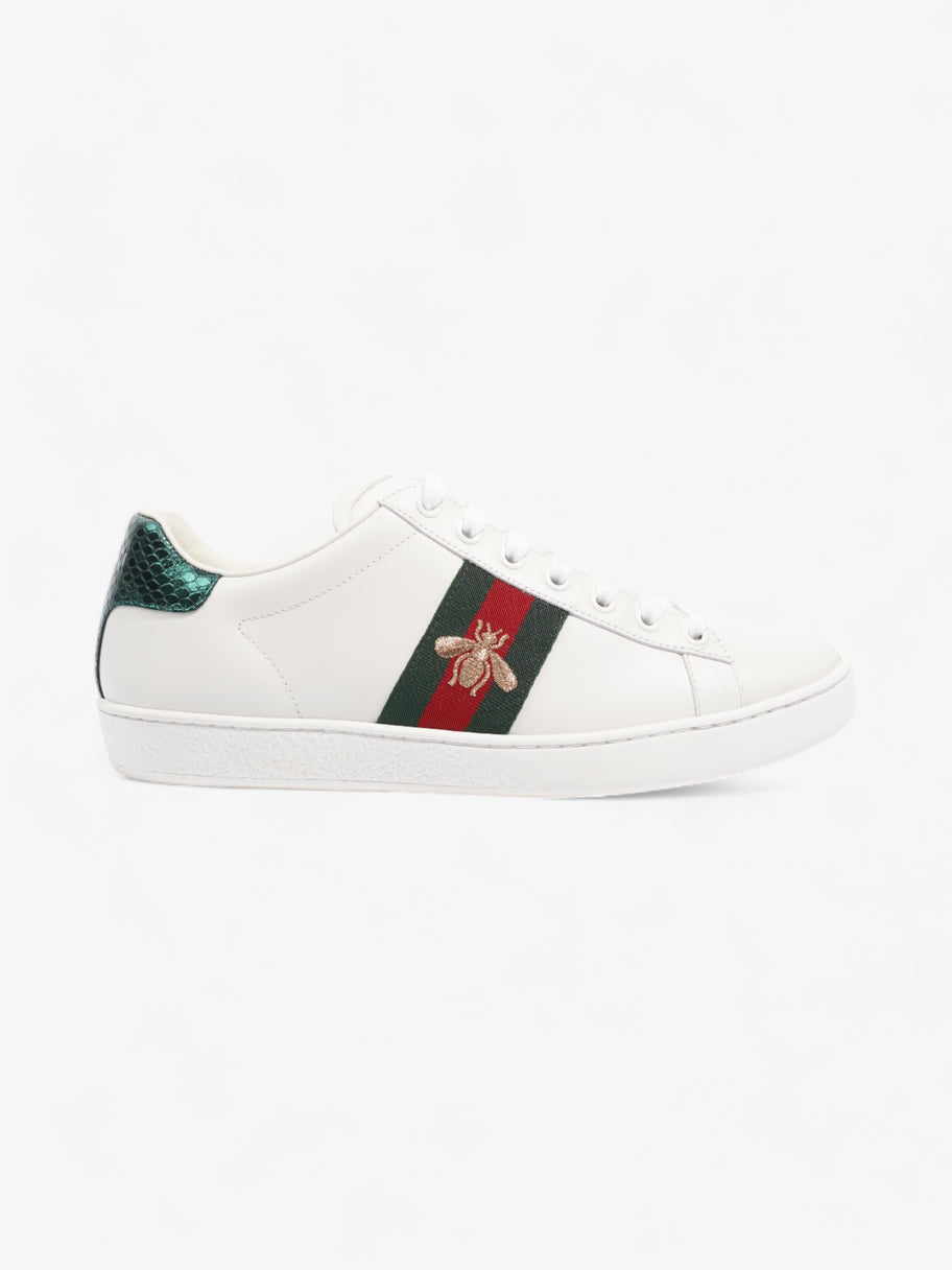 Gucci Ace Sneakers with Bee White / Red / Green Leather EU 39 UK 6 Image 1